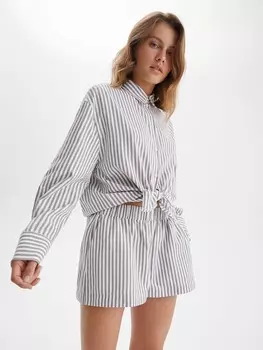 Шорты короткие на резинке XS/S, серый