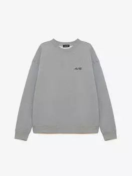 Свитшот женский свободного кроя, цвет – серый