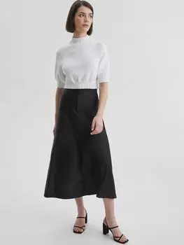 Топ укороченный из хлопка, белый