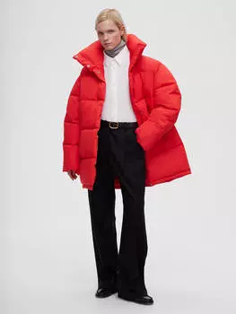 Куртка удлиненная 017 XS, красный