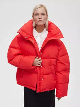 Куртка укороченная 014 S, красный
