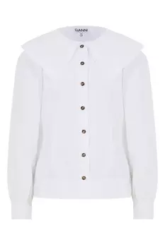 Белая блузка из хлопка