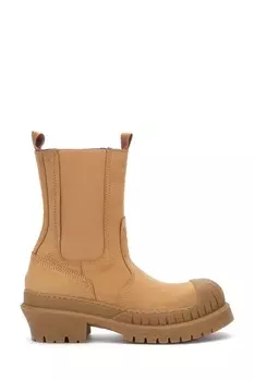 Ботинки цвета кэмел