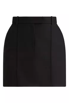 Черная хлопковая юбка