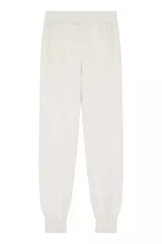 Кашемировые джоггеры цвета экрю