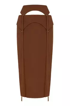 Коричневая юбка La jupe Draio