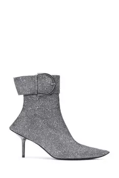 Серые ботильоны