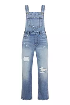 Синий комбинезон из денима