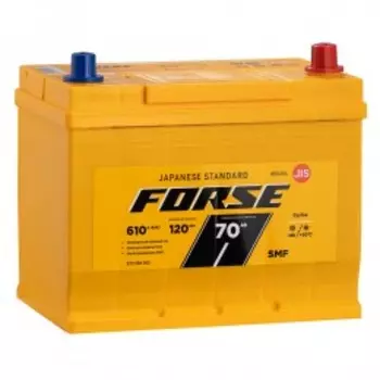 70R 680А Обратная полярность 70 Ач (258x171x221)