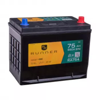 75R RA754680А Обратная полярность 75 Ач (261x173x222)