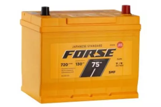 75R 720А Обратная полярность 75 Ач (258x171x221)
