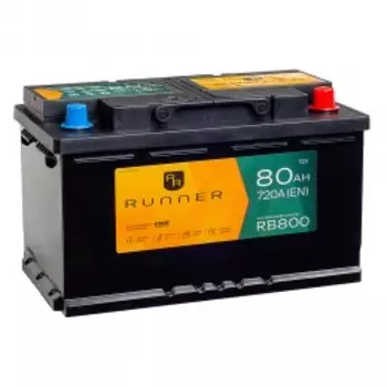 80R RB800720А Обратная полярность 80 Ач (315x175x190)