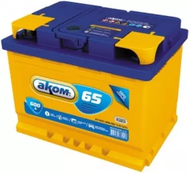 65R 600А Обратная полярность 65 Ач (242x175x190)