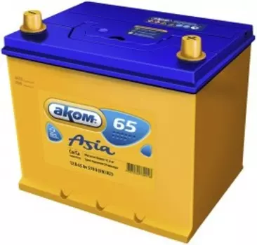 ASIA 65R570А Обратная полярность 65 Ач (232x173x225)