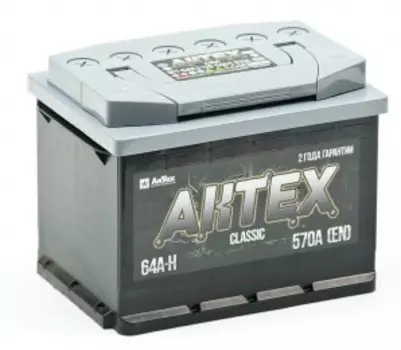 АКТЕХ CLASSIC 77R 750А обратная полярность 77 Ач (278x175x190)