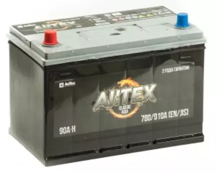 АКТЕХ CLASSIC ASIA 90R (115D31L) 780А обратная полярность 90 Ач (305x173x225)