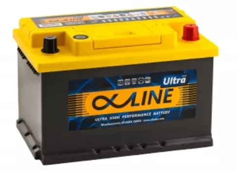 AlphaLINE Ultra 74RS 750А Обратная полярность 74 Ач (278x175x175)