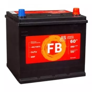 ASIA 60R 550А Обратная полярность 60 Ач (230x173x220)