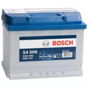 BOSCH S4 006 (60L) 540А Прямая полярность 60 Ач (242x175x190)