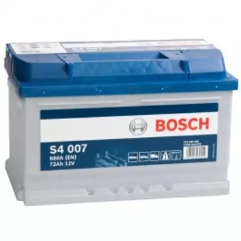 BOSCH S4 007 (72R) 680А Обратная полярность 72 Ач (278x175x175)