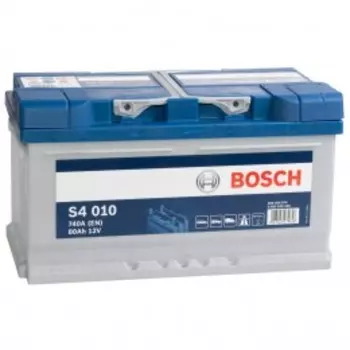 BOSCH S4 010 (80R) 740А Обратная полярность 80 Ач (315x175x175)