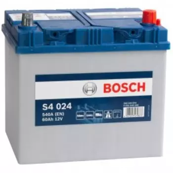 BOSCH S4 024 (60R) 540А Обратная полярность 60 Ач (232x173x225)