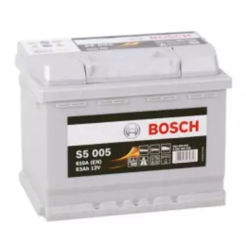BOSCH S5 005 (63R) 610А Обратная полярность 63 Ач (242x175x190)