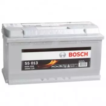 BOSCH S5 013 (100R) 830А Обратная полярность 100 Ач (353x175x190)