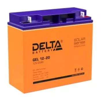 Delta GEL 12-20 Универсальная полярность 20 Ач (181x77x167)