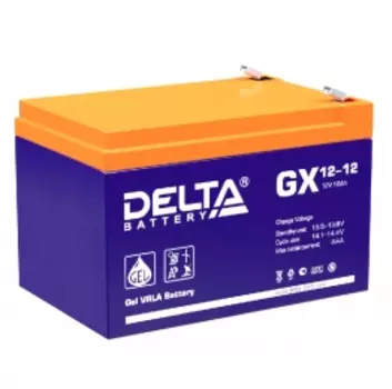 Delta GX 12-12 180А универсальная полярность 12 Ач (151x95x101)