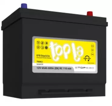 Topla EFB 65R600А Обратная полярность 65 Ач (230x168x220)