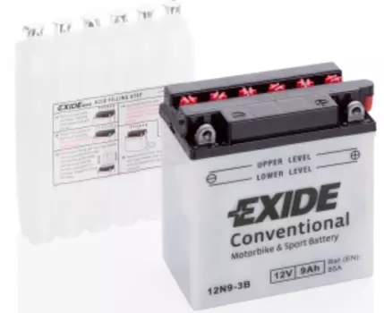 EXIDE 12N9-3B85А Обратная полярность 9 Ач (135x75x139)