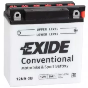 EXIDE 12N9-4B-1 85А Прямая полярность 9 Ач (135x75x139)