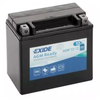 EXIDE AGM 12-12200А Прямая полярность 12 Ач (150x88x145)