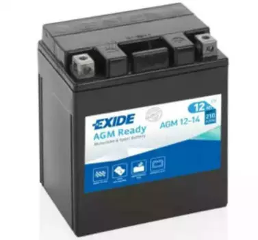 EXIDE AGM 12-14210А Обратная полярность 12 Ач (134x90x164)
