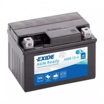 EXIDE AGM 12-450А Обратная полярность 3 Ач (113x70x85)