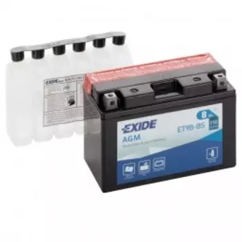EXIDE ET9B-BS110А Прямая полярность 8 Ач (150x70x105)