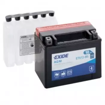 EXIDE ETX12-BS 150А Прямая полярность 10 Ач (150x87x130)