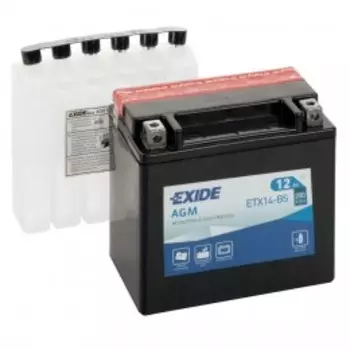 EXIDE ETX14-BS200А Прямая полярность 12 Ач (150x87x145)