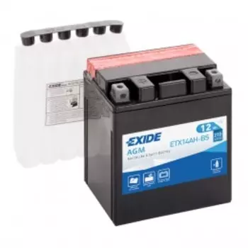 EXIDE ETX14AH-BS210А Прямая полярность 12 Ач (134x89x164)