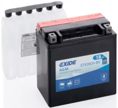 EXIDE ETX20CH-BS 230А Прямая полярность 18 Ач (150x87x161)