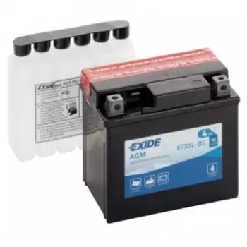 EXIDE ETX5L-BS70А Обратная полярность 4 Ач (113x70x105)