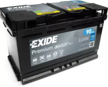 EXIDE Premium EA900 (90R) 720А Обратная полярность 90 Ач (315x175x190)