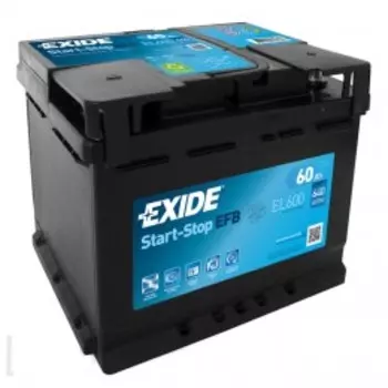 EXIDE Start-Stop EFB EL600 (60R) 640А Обратная полярность 60 Ач (242x175x190)
