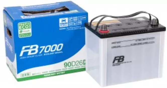 FB7000 90D26R 750А Прямая полярность 73 Ач (257x170x225)