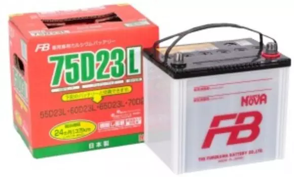 FB SUPER NOVA 75D23L620А Обратная полярность 65 Ач (230x169x225)