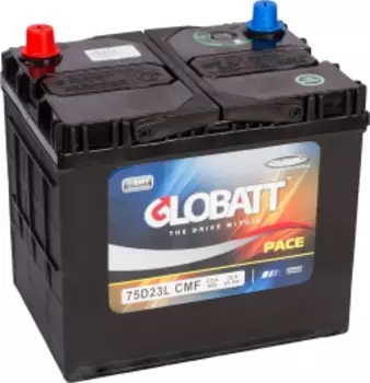 Globatt 75D23L (65R) 600А обратная полярность 65 Ач (230x168x220)