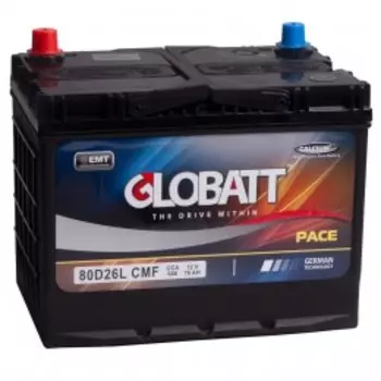 Globatt 80D26L (70R) 600А обратная полярность 70 Ач (260x175x220)