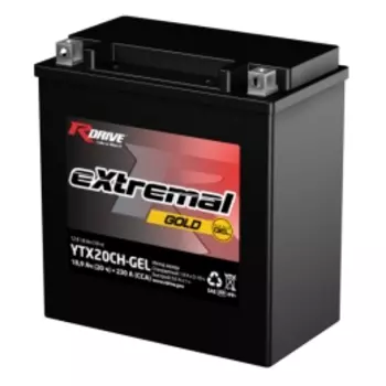RDRIVE GOLD YTX20CH-GEL230А Прямая полярность 19 Ач (151x87x161)