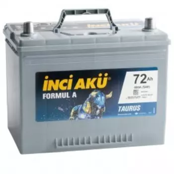 INCI AKU Formul A 72R 600А Обратная полярность 72 Ач (264x175x220)
